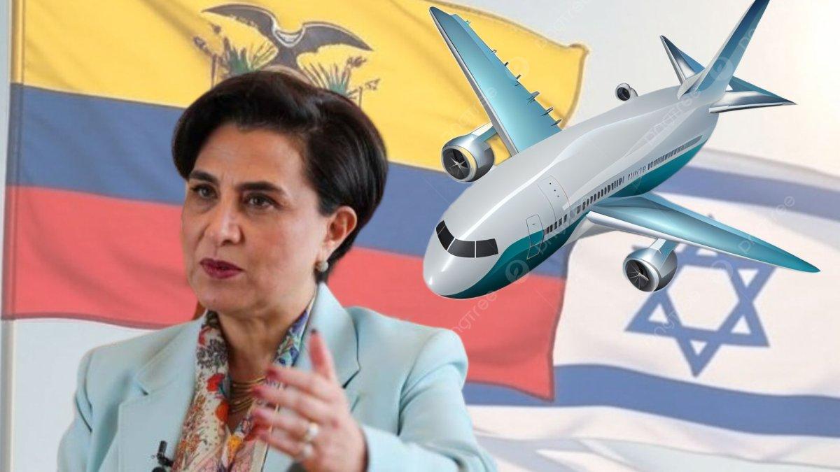 La canciller asegura estar coordinando ya vuelos humanitarios para migrantes en Israel.