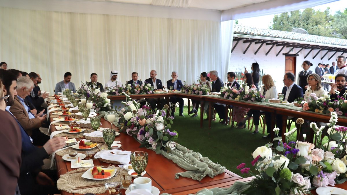La reunión de exportadores y empresarios de Ecuador con la misión de Emiratos Árabes Unidos.