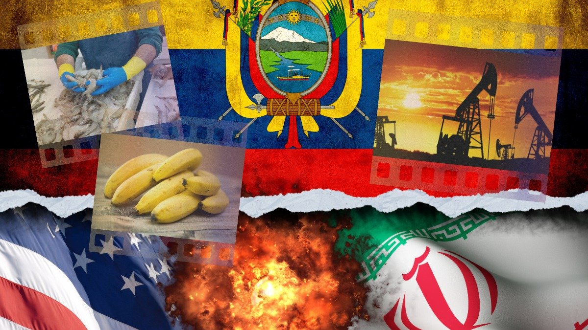 Ecuador, con una economía dependiente del dólar y de sus exportaciones, podría verse afectado por la guerra entre Estados Unidos e Irán, advierten expertos.