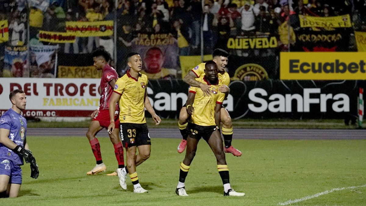 Barcelona SEl Barcelona recobró la sonrisa en la LigaPro con la goleada 5-0 ante Mushuc Runa.