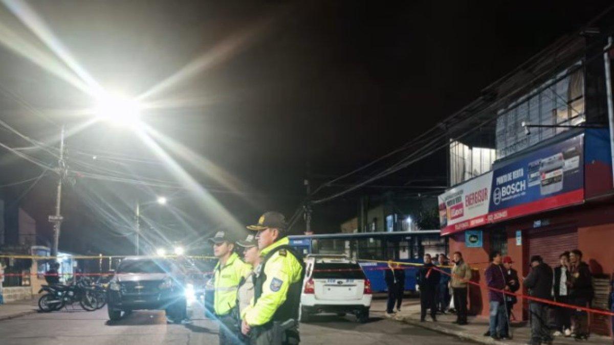 En crimen ocurrió en las calles Cusubamba y Mariscal Sucre, en Santa Rita.