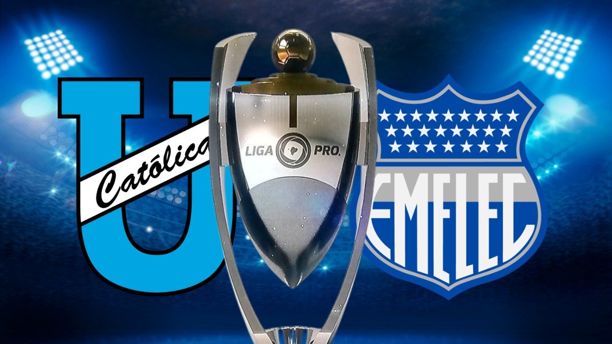 Universidad Católica recibe a Emelec en el estadio Banco Guayaquil, de Quito, el miércoles 25 de junio.
