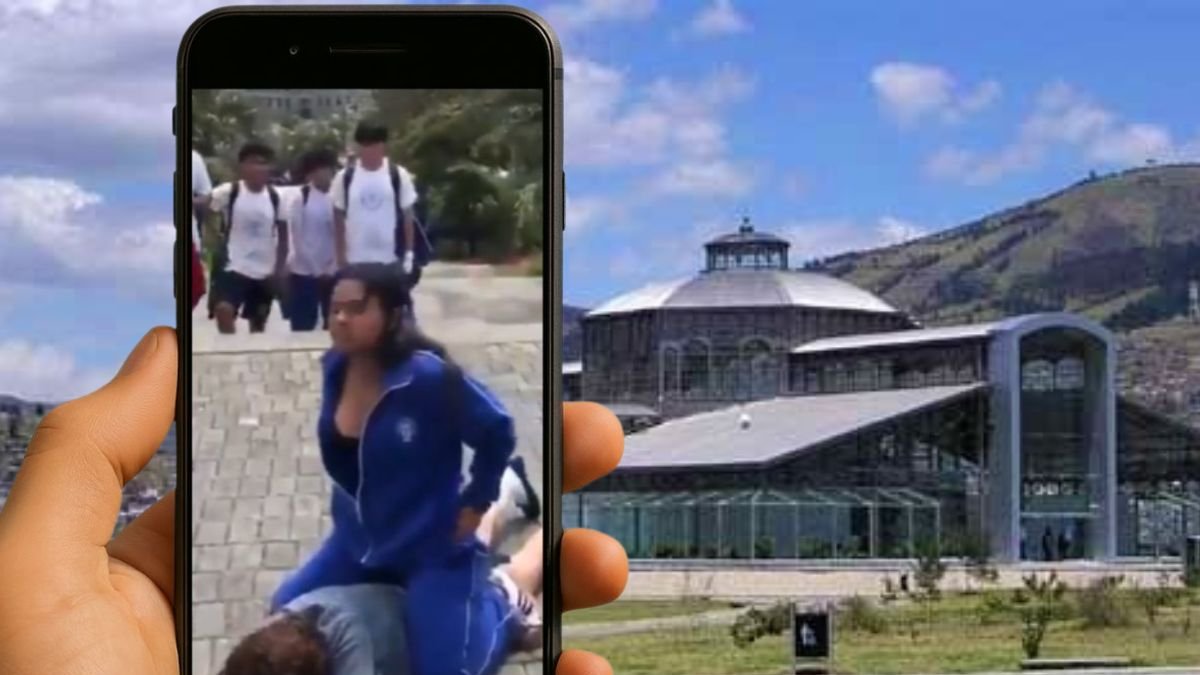 La agresión entre estudiantes en el parque Itchimbía fue grabada y se viralizó en redes.
