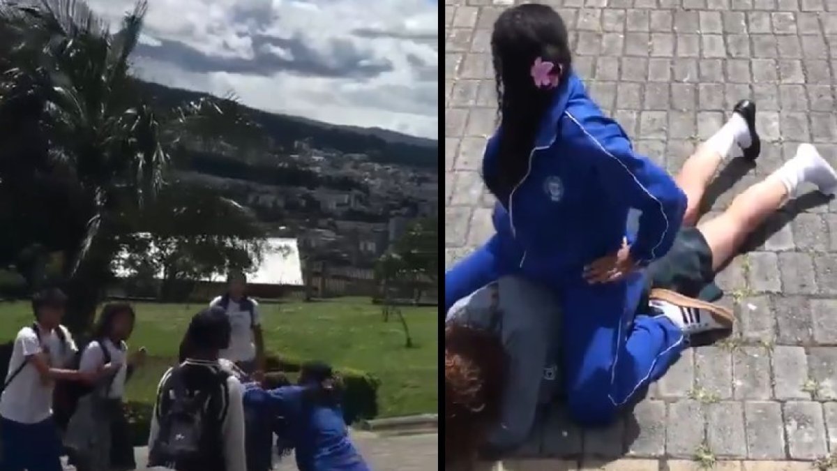 La brutal agresión a una estudiante fue grabada. Hubo personas que observaban, pero no detuvieron el ataque.