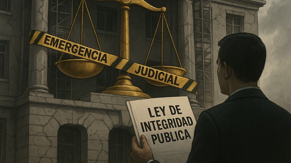 La figura de la emergencia judicial, aunque nueva, se proyecta como uno de los pilares del Gobierno para recuperar la confianza en las instituciones.