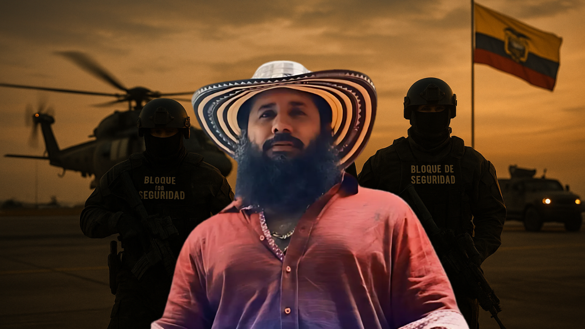 Alias Fito, líder de Los Choneros, fue capturado por el Bloque de Seguridad.