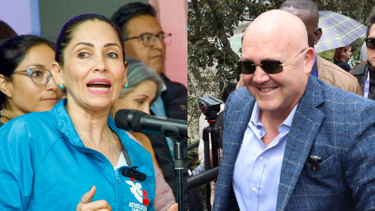 Luisa González y Diego Borja fueron señalados de presunta infracción electoral.