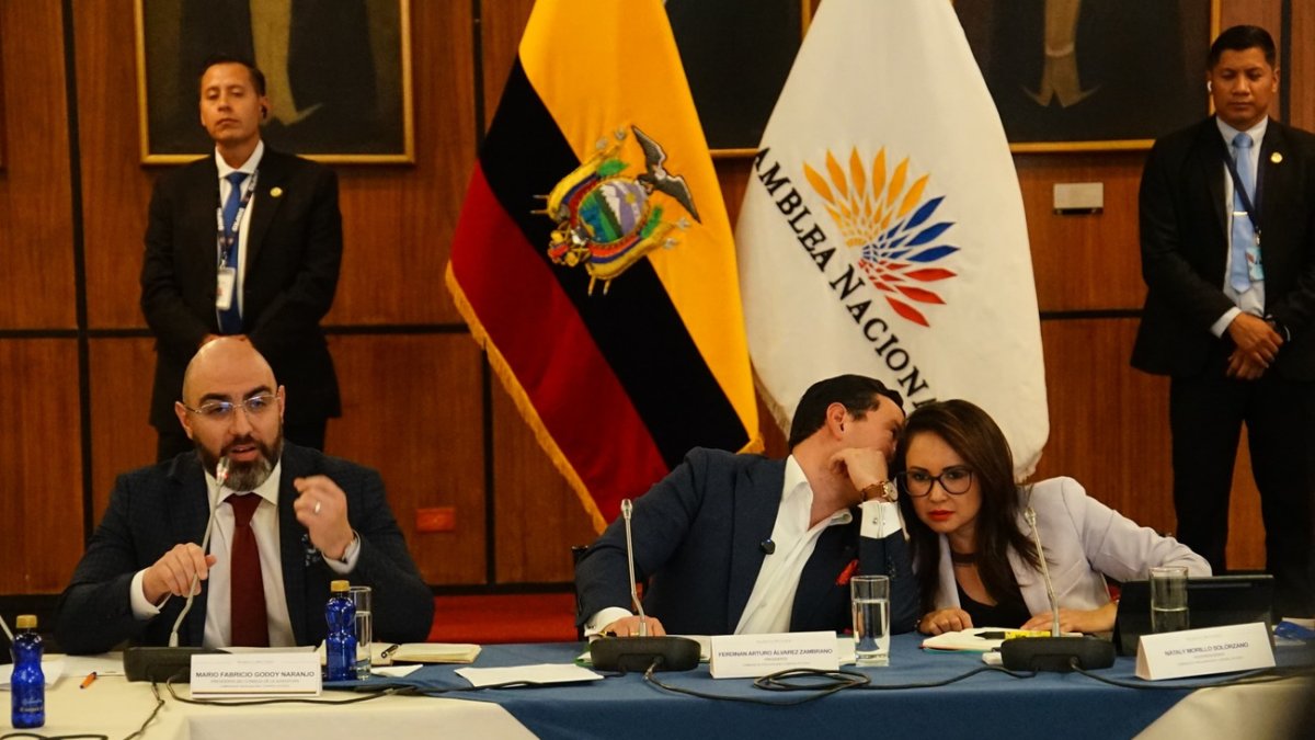 El presidente de la Judicatura Mario Godoy compareció ante la Comisión de Fiscalización de la Asamblea.