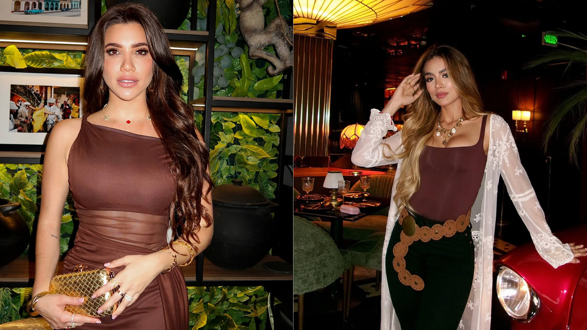 Naiza y Andreina Bravo utilizan con frecuencia el color mocha mousse.