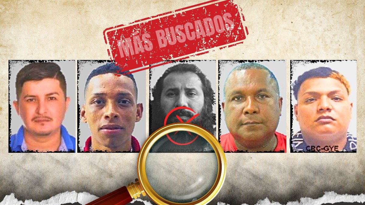 Los más buscados son integrantes de grupos criminales de Ecuador.