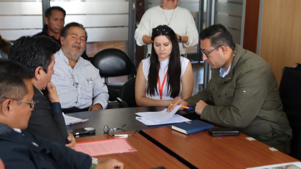 Durante las reuniones mantenidas con la empresa Ferrocarriles del Ecuador.