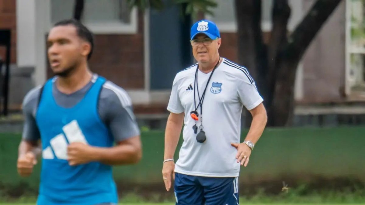 Jorge Célico dirigió a Emelec desde el inicio de la temporada 2025