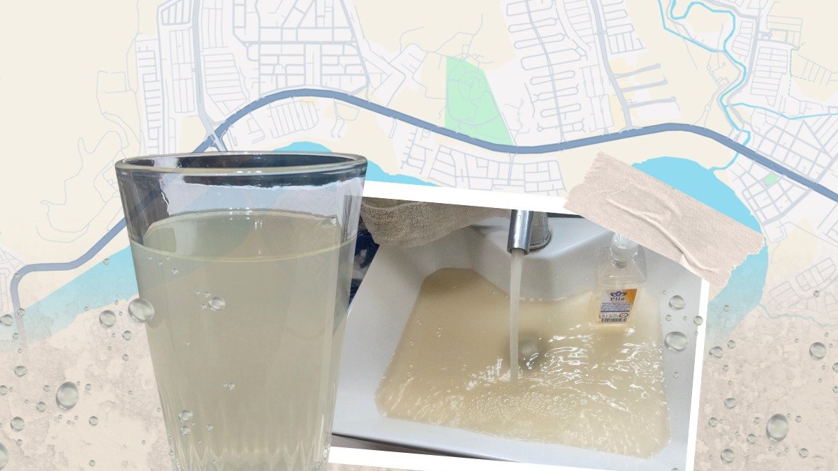 Los vecinos han compartido fotografías del estado del agua en redes sociales