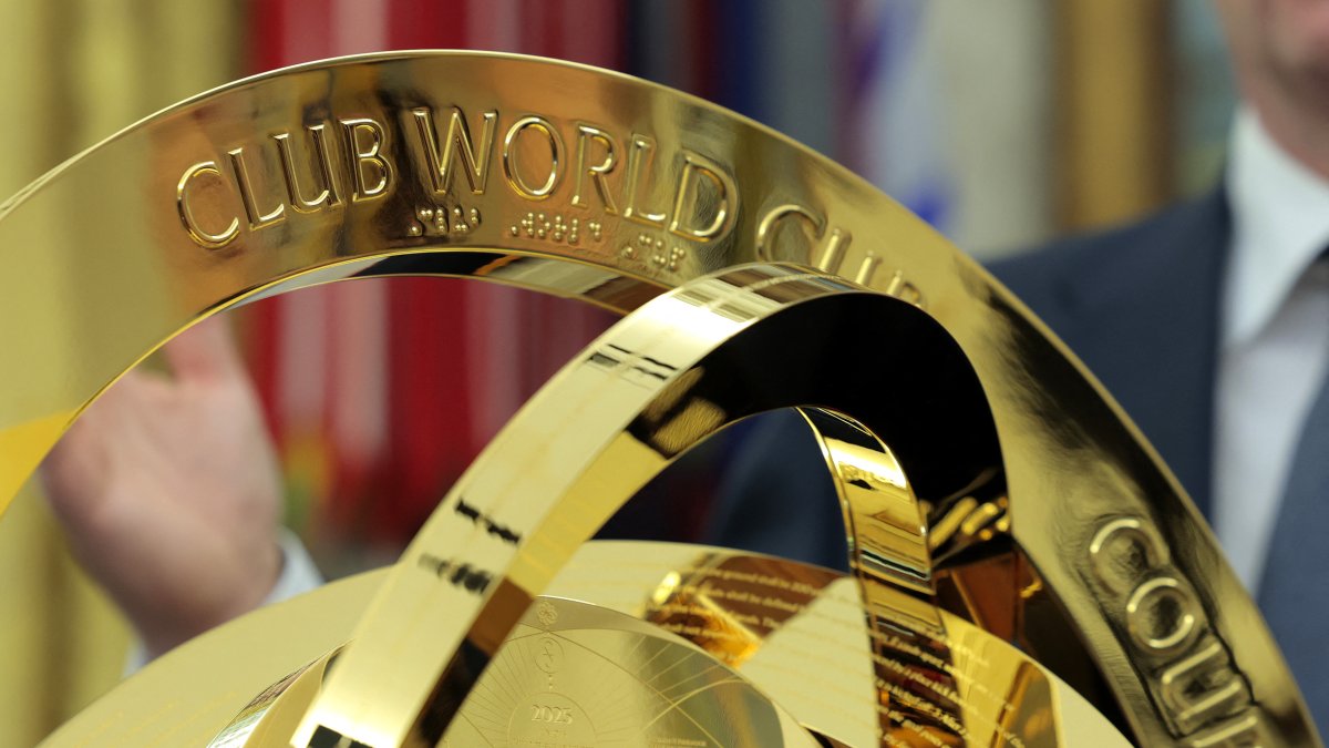 El trofeo del Mundial de Clubes 2025.