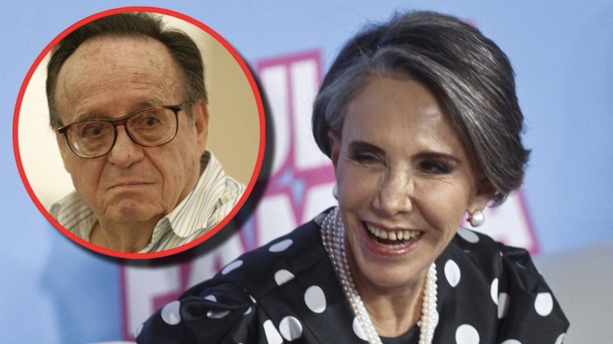 Florinda Meza y Chespirito en 2004, durante aquella entrevista en Chile que hoy genera polémica