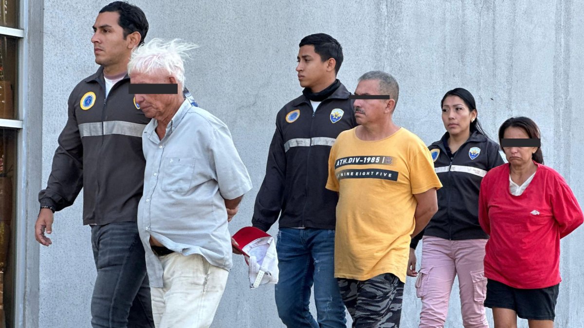 Los tres ciudadanos fueron detenidos en delito flagrante.