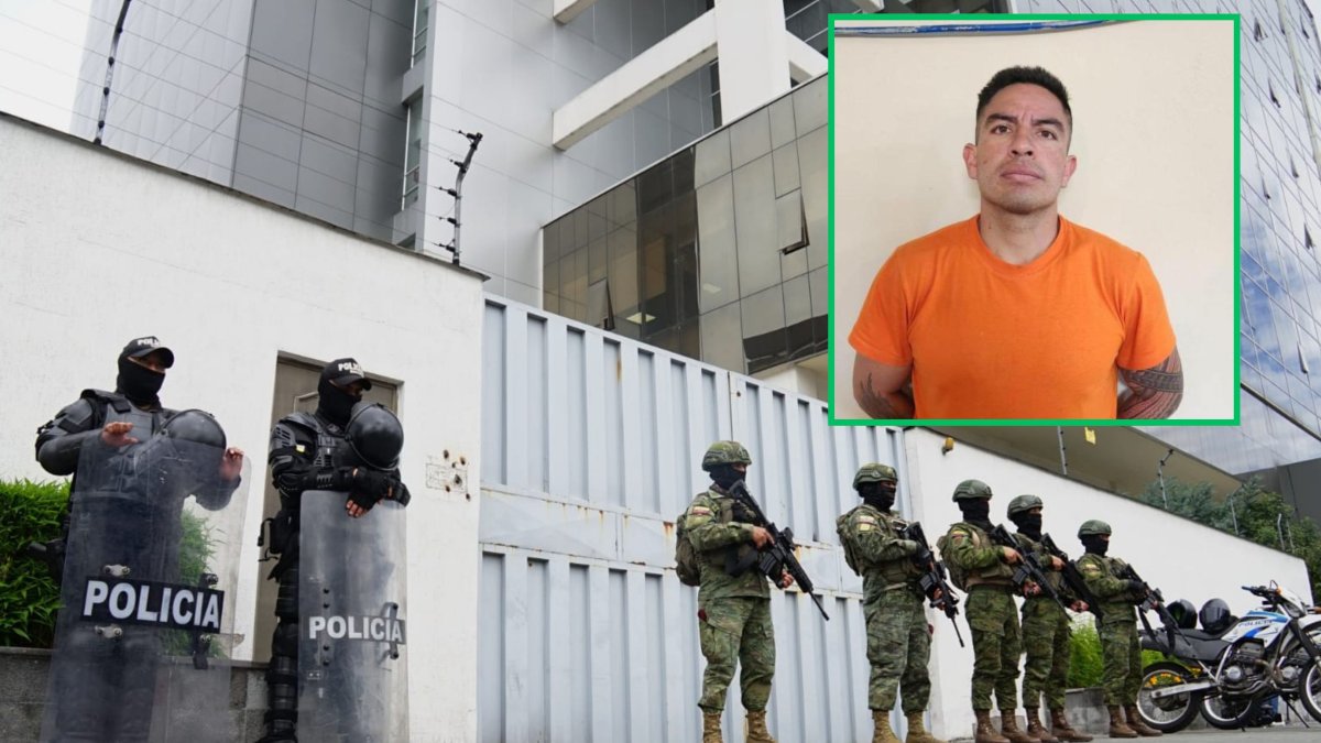 Daniel Salcedo, preso por delincuencia organizada, rinde su testimonio anticipado por el crimen de Fernando Villavicencio, este 27 de junio de 2024.