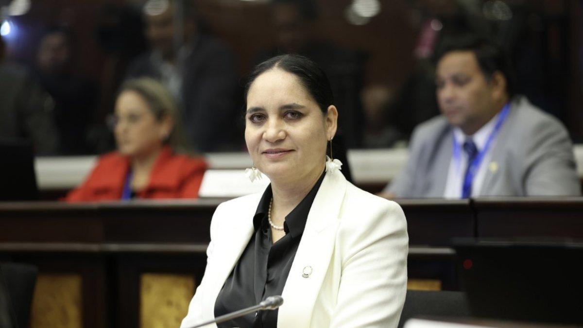 La asambleísta Mireya Pazmiño anunció el 27 de junio un proceso de fiscalización en Las Naves por el conflicto en torno a un proyecto minero