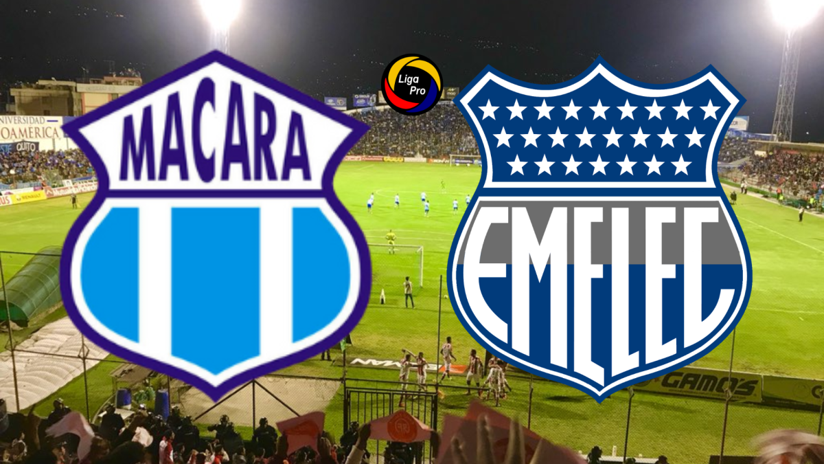 Macará y Emelec se enfrentan por la jornada 18 de la LigaPro 2025.