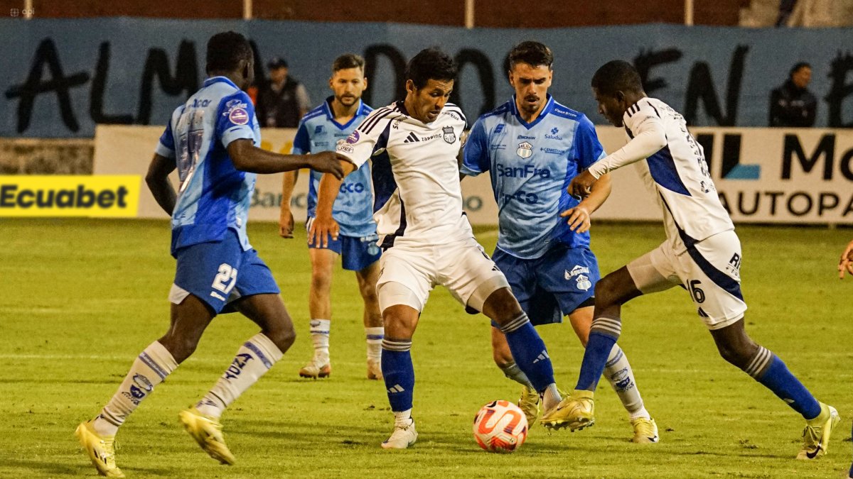 Eléctricos y ambateños empataron en Ambato en partido de la fecha 18 de la LigaPro 2025.