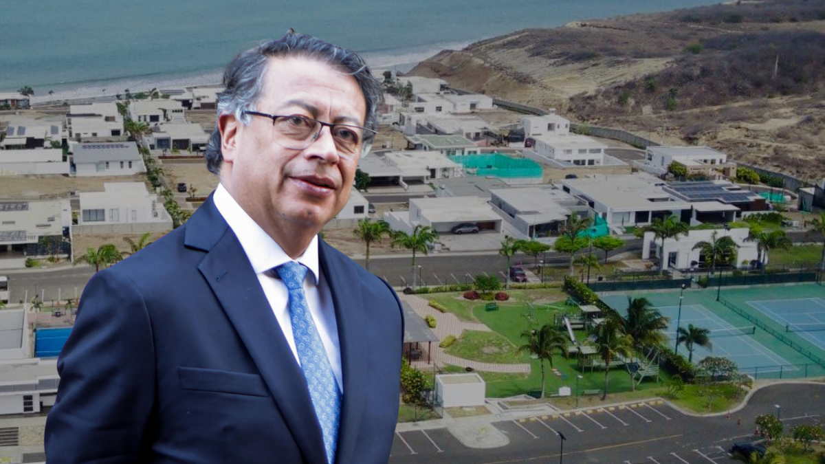 El presidente de Colombia Gustavo Petro se pasó dos días en Manta, en una visita no oficial