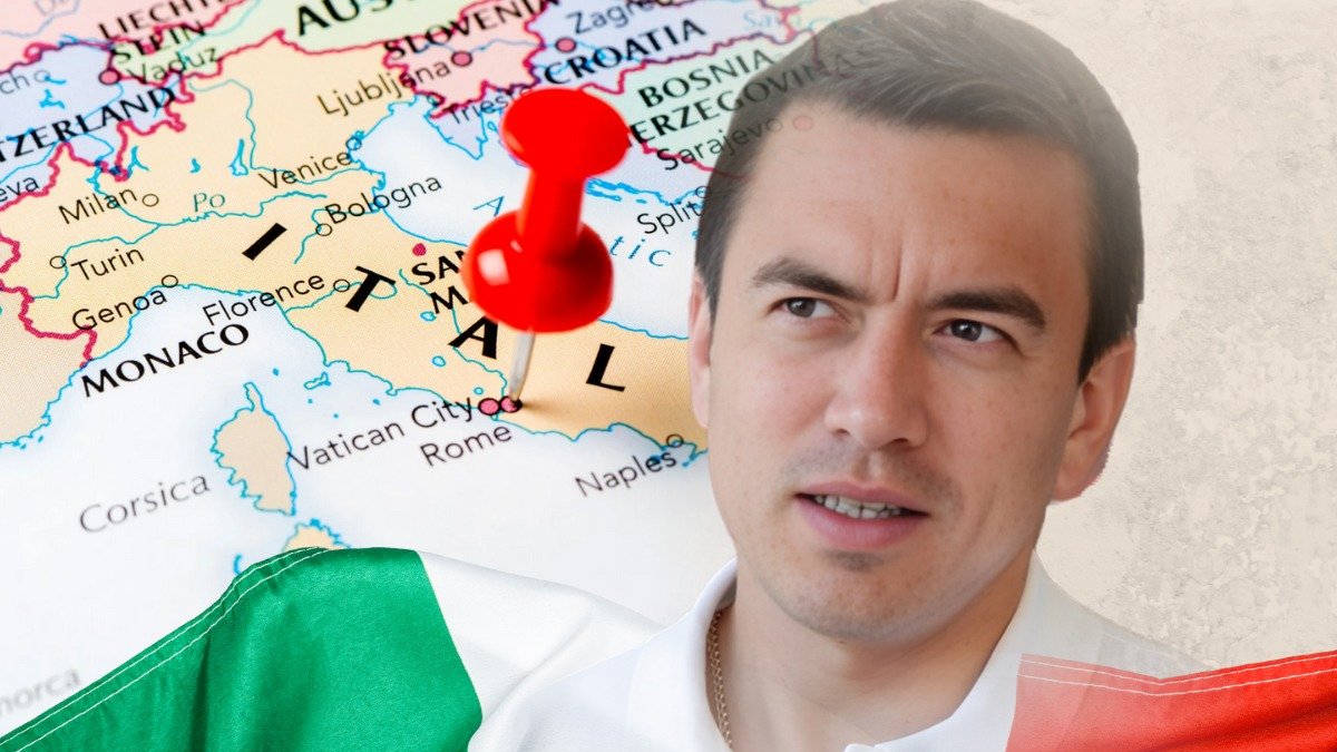 La Presidencia confirmó la agenda oficial de Daniel Noboa en Italia, entre el 1 y 3 de julio