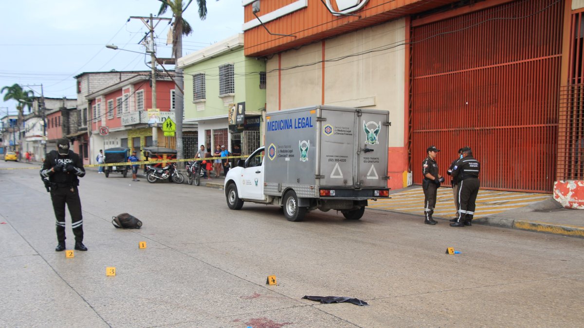 El sicariato se cometió en la avenida Los Ángeles, en el suroeste de Guayaquil.