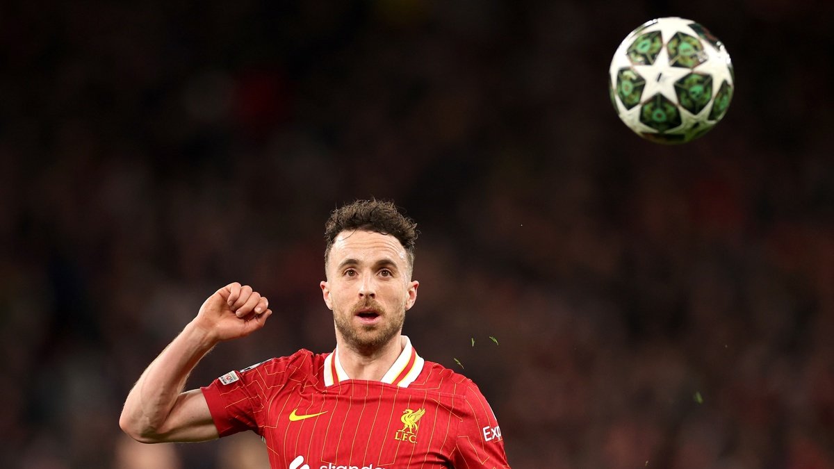 El futbolista del Liverpool Diogo Jota en una imagen de archivo.