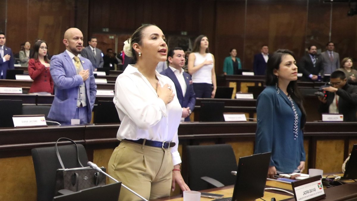 La asambleísta Yadira Bayas fue electa por la provincia de Santo Domingo en las pasadas elecciones de febrero de 2025.