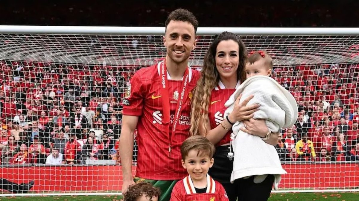 Diogo Jota, jugador fallecido de Liverpool, fue padre de tres hijos