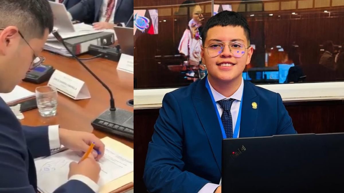 Asambleísta de ADN es cuestionado por dibujar mientras se desarrolla una sesión en la Comisión de Transparencia del Legislativo.