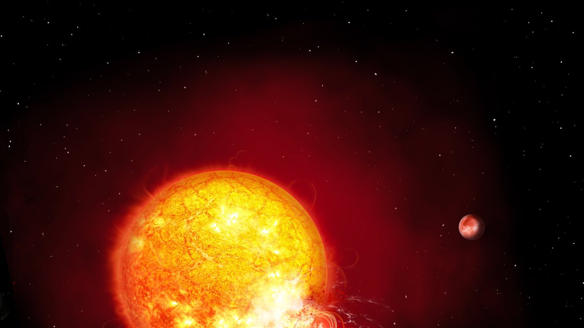 Hallan un planeta tan cercano a su estrella que influye en ella y causa su autodestrucción