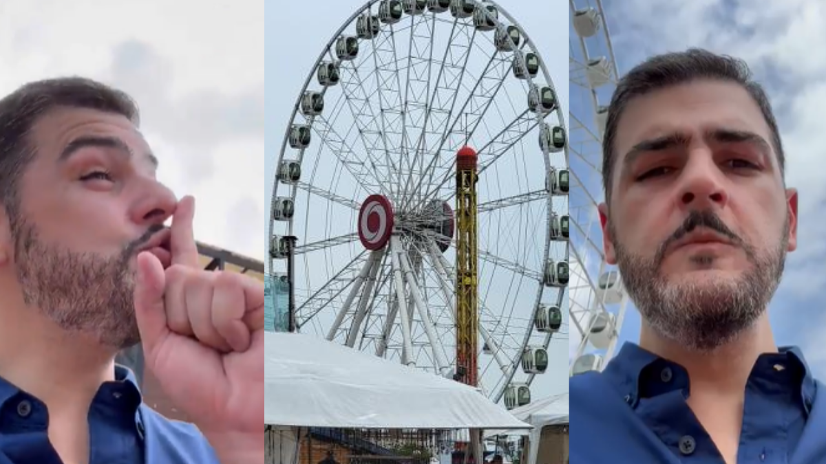 El alcalde subió un video en el Malecón 2000.