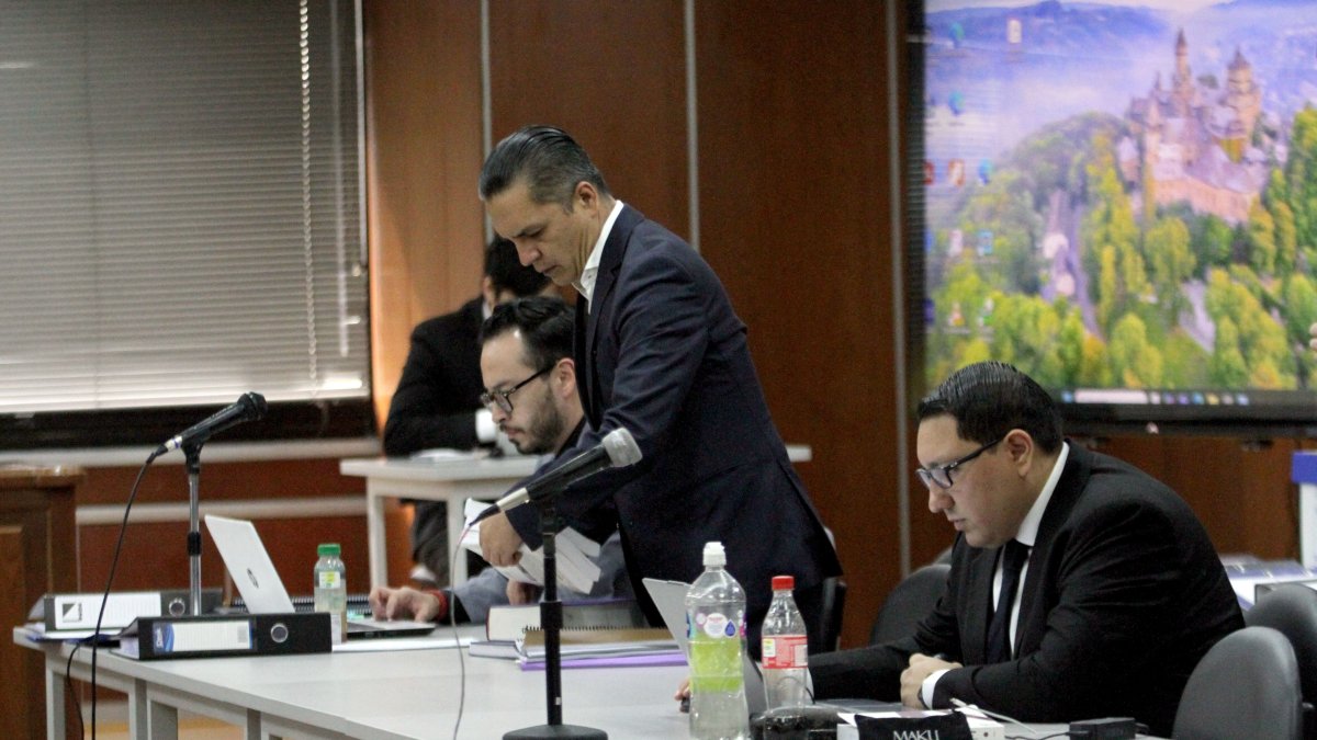 Caso. El procesado Wilman Terán, en sala de audiencia.