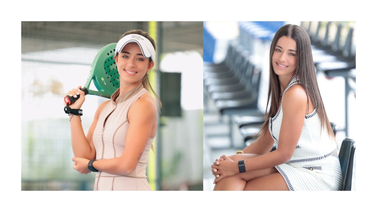 Con actitud competitiva, así se muestra la líder del pádel femenino estadounidense.