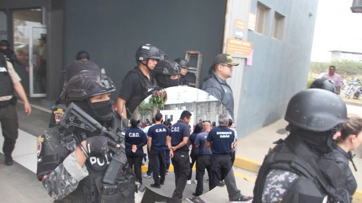 Las autoridades allanaron dependencias de instituciones públicas en Durán, ante denuncias de corrupción y extorsión.