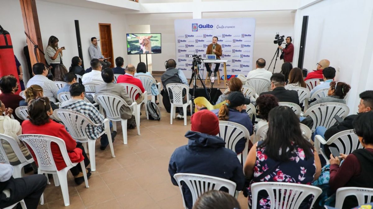 Pabel Muñoz durante el programa Frecuencia Quiteña de este 7 de julio de 2025.