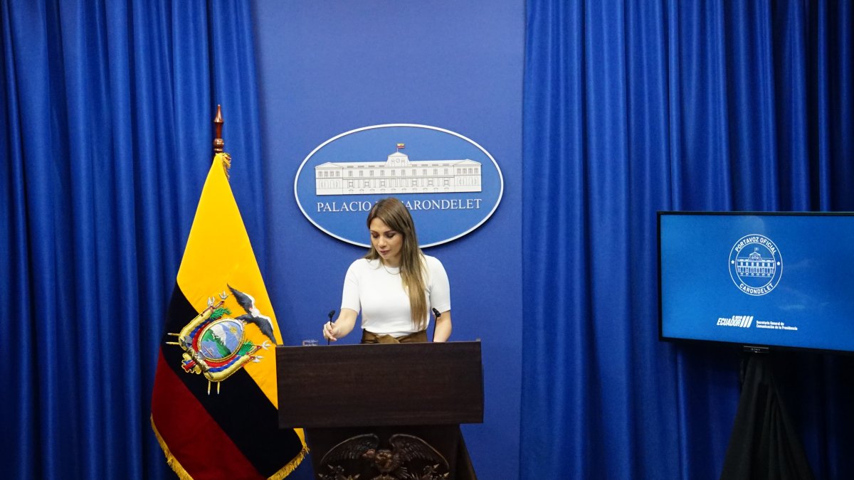 La vocera de Carondelet, Carolina Jaramillo, habló sobre el Quinto Puente.