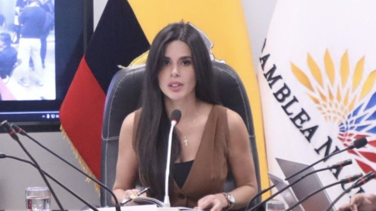 La presidenta de la Comisión de Transparencia, Diana Jácome, defendió a Dominique Serrano tras la viralización del video en el que se lo ve dibujando durante una sesión legislativa.