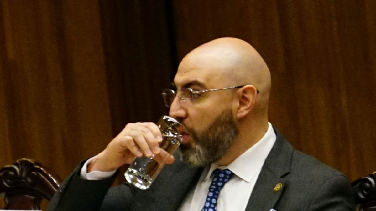 El presidente del Consejo de la Judicatura Mario Godoy estuvo en la Asamblea el 7 de julio de 2025.