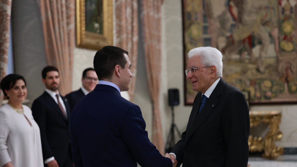 El presidente Daniel Noboa mantuvo un encuentro con su homólogo de Italia, Sergio Mattarella.