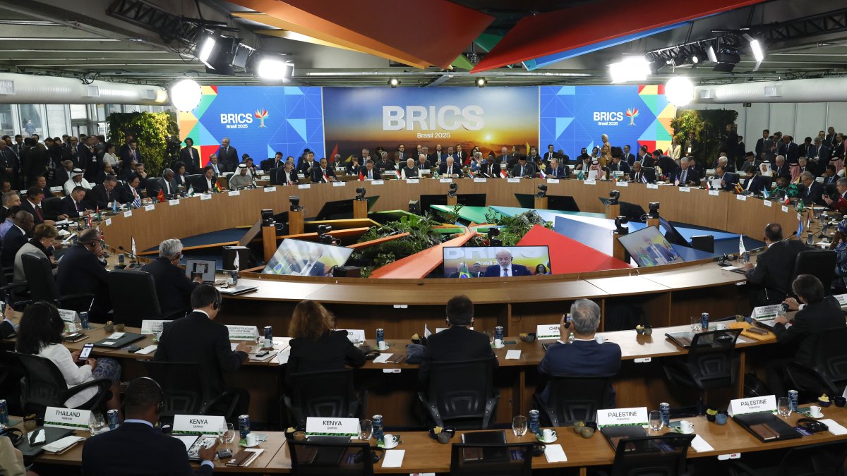 Líderes de los países BRICS mantienen una reunión en Río de Janeiro.