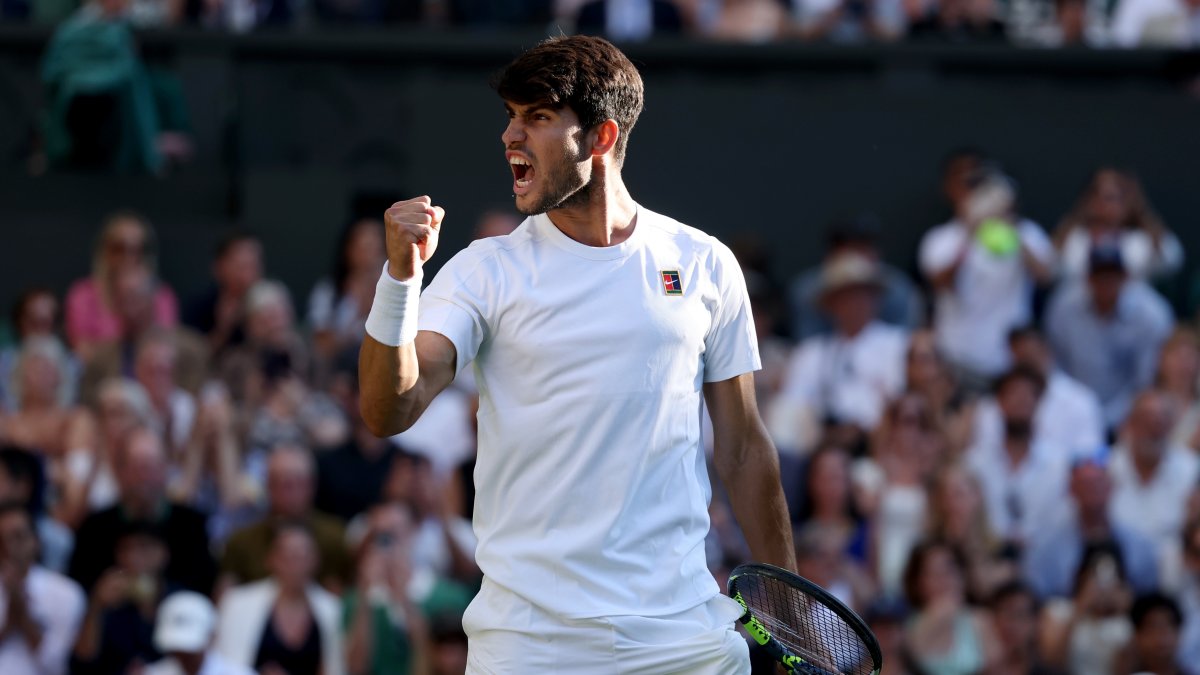 El español celebró eufórico tras vencer a Norrie y demostrar un nivel superior, digno de una campeón defensor.