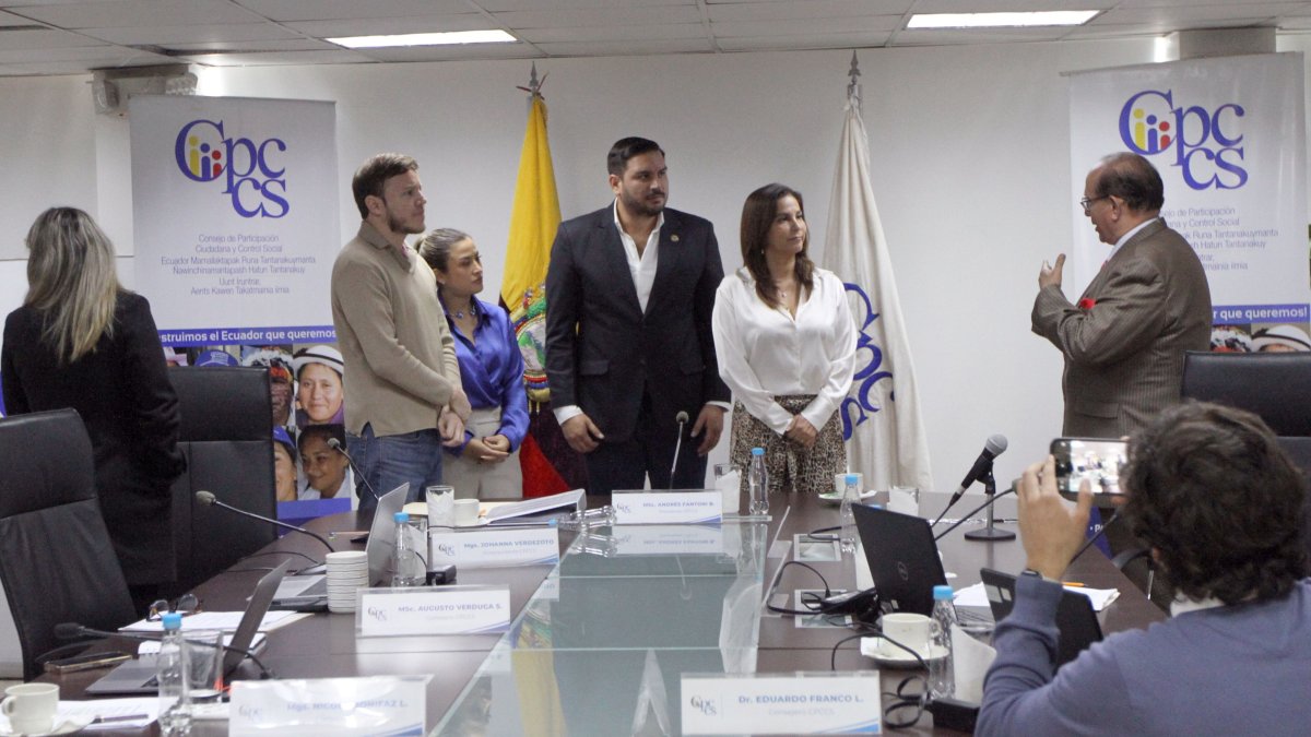 El procurador judicial del presidente del CPCCS, Andrés Fantoni, presentó la acusación particular contra sus excompañeros del Pleno.