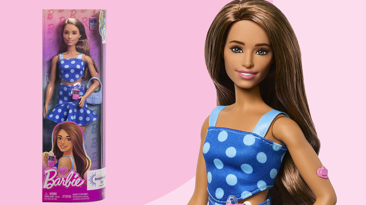 Mattel lazó su primera muñeca Barbie con diabetes tipo 1