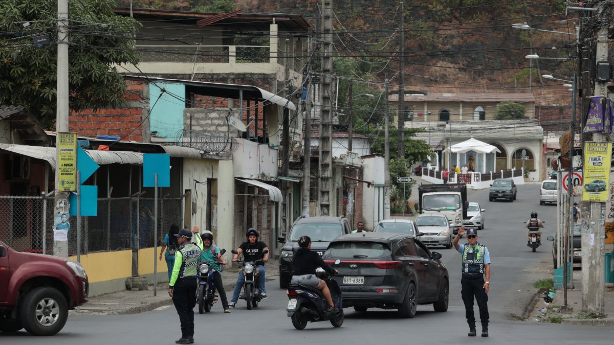 Este 8 de julio aún predominó la presencia de los agentes de la ATD en el cantón.