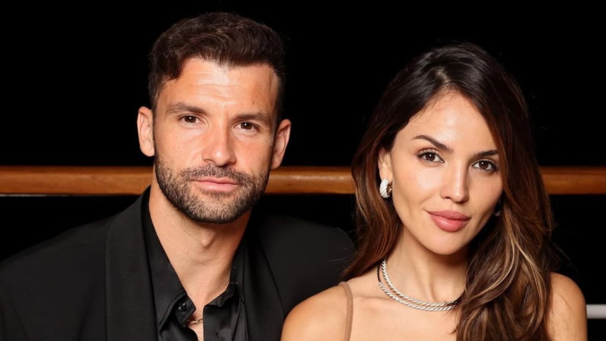 Eiza González y Grigor Dimitrov.
