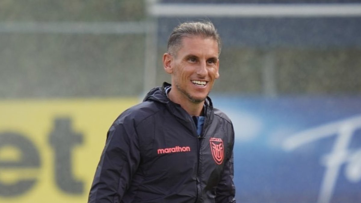Sebastán Beccacece, seleccionador de Ecuador.