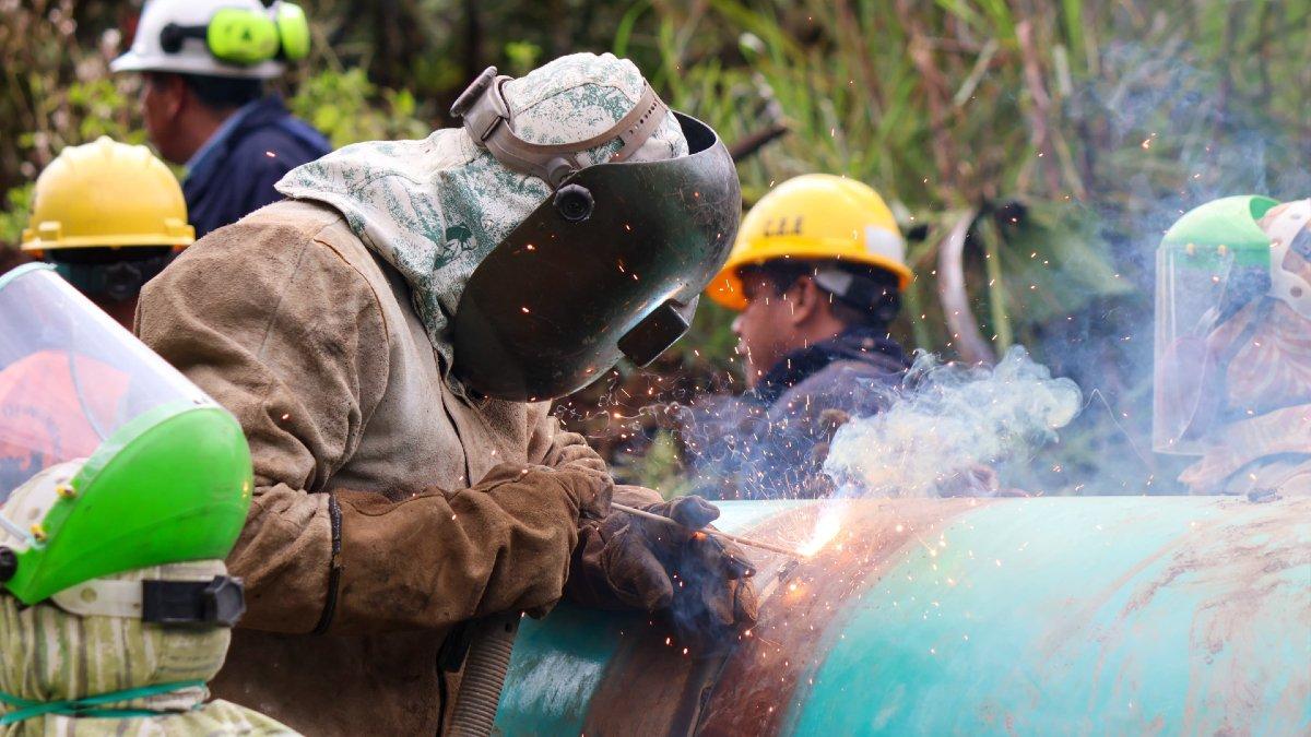 El transporte de crudo en Ecuador se encuentra suspendido desde inicios de julio de 2025.