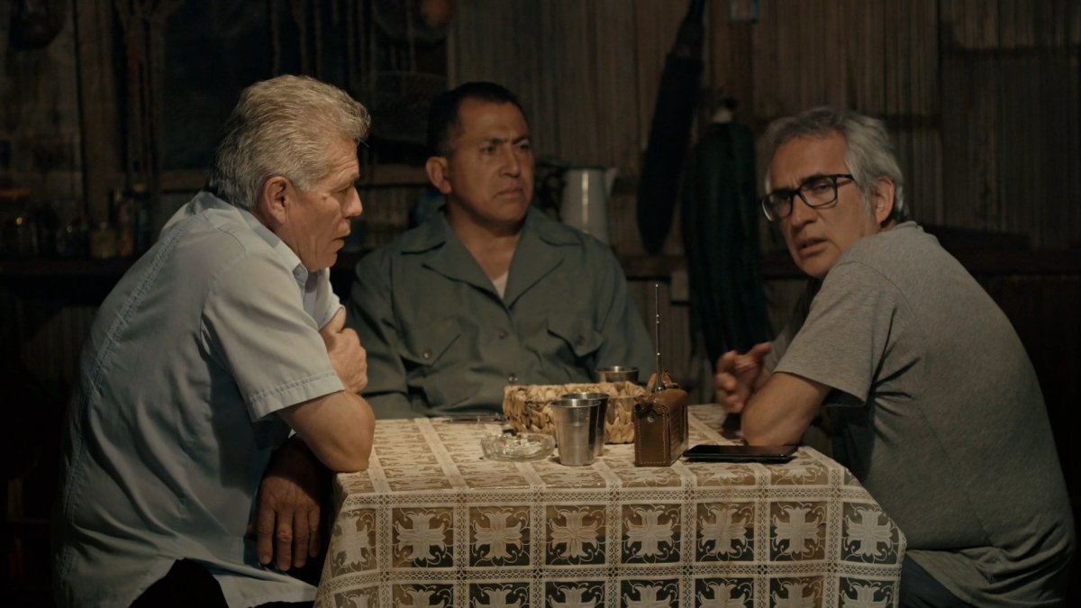 En el filme, el director le narra su historia a alguno de sus amigos y compañeros de militancia, que no la conocían.